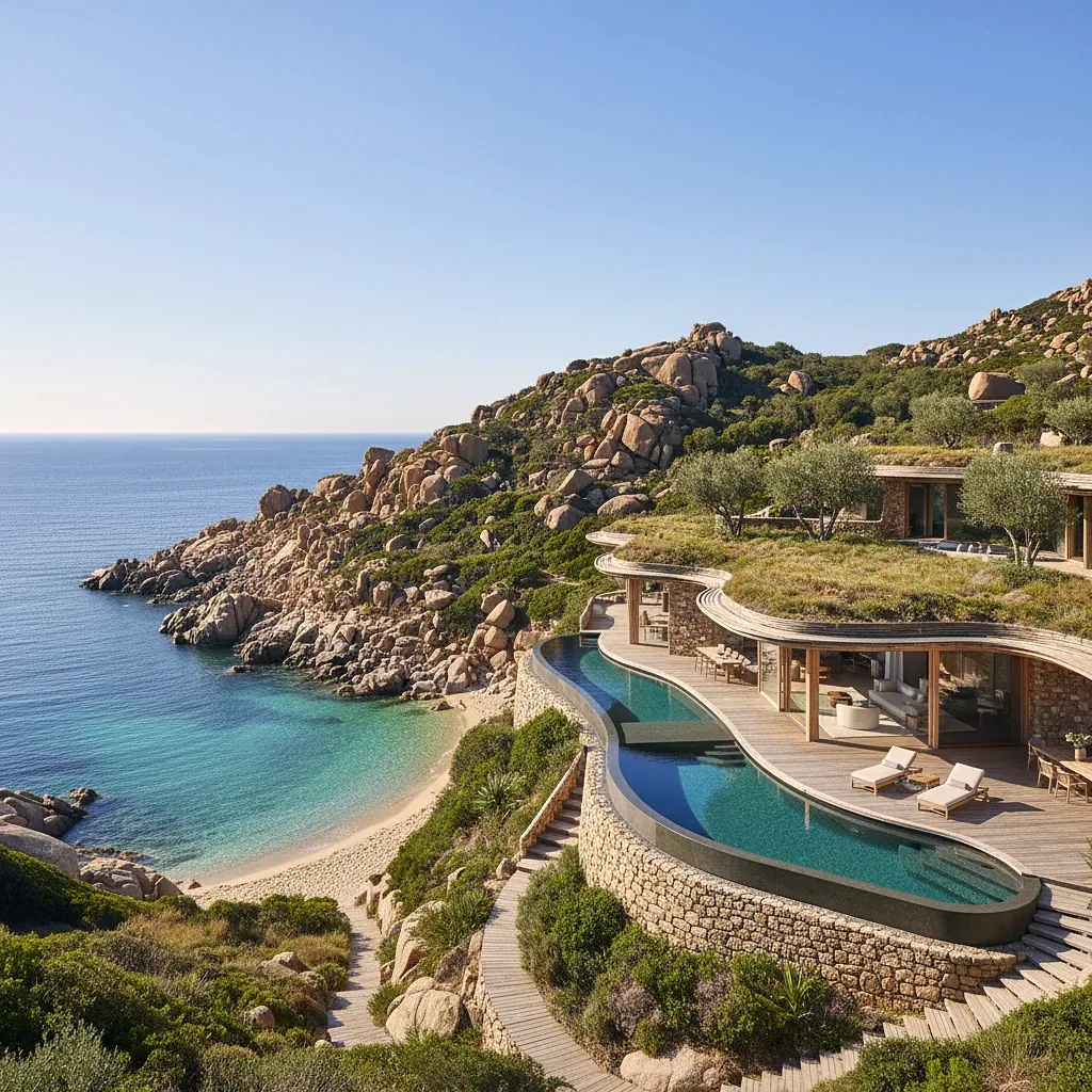 Lusso che respira: le nuove ville organiche del nord Sardegna