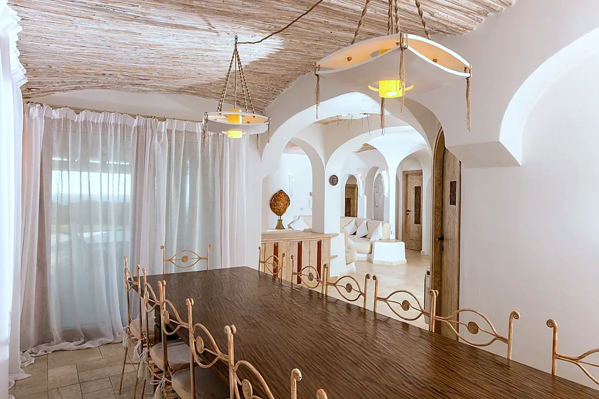 Villa Cala Granu — la vista sull'arcipelago